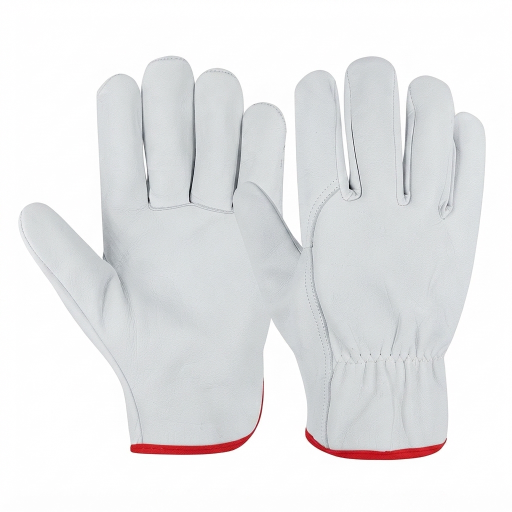 CE Mark Leather Driver Gloves