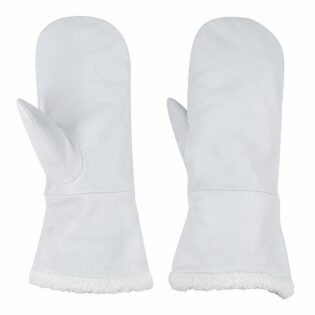 Leather Cuff Mittens