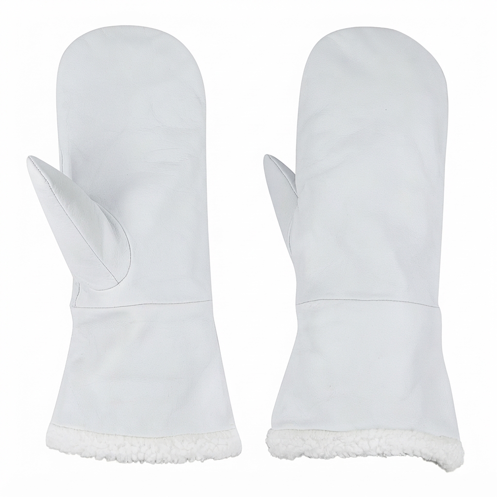 Leather Cuff Mittens