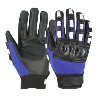 Purple Black Impact Gloves