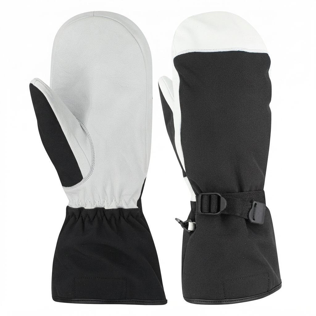 Soft shell & Removable Fur Mitten
